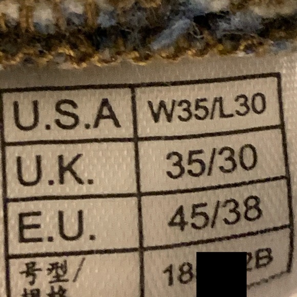 Brooks Brothers Sz 35x30 Indigo blue straight jean - Picture 8 of 9